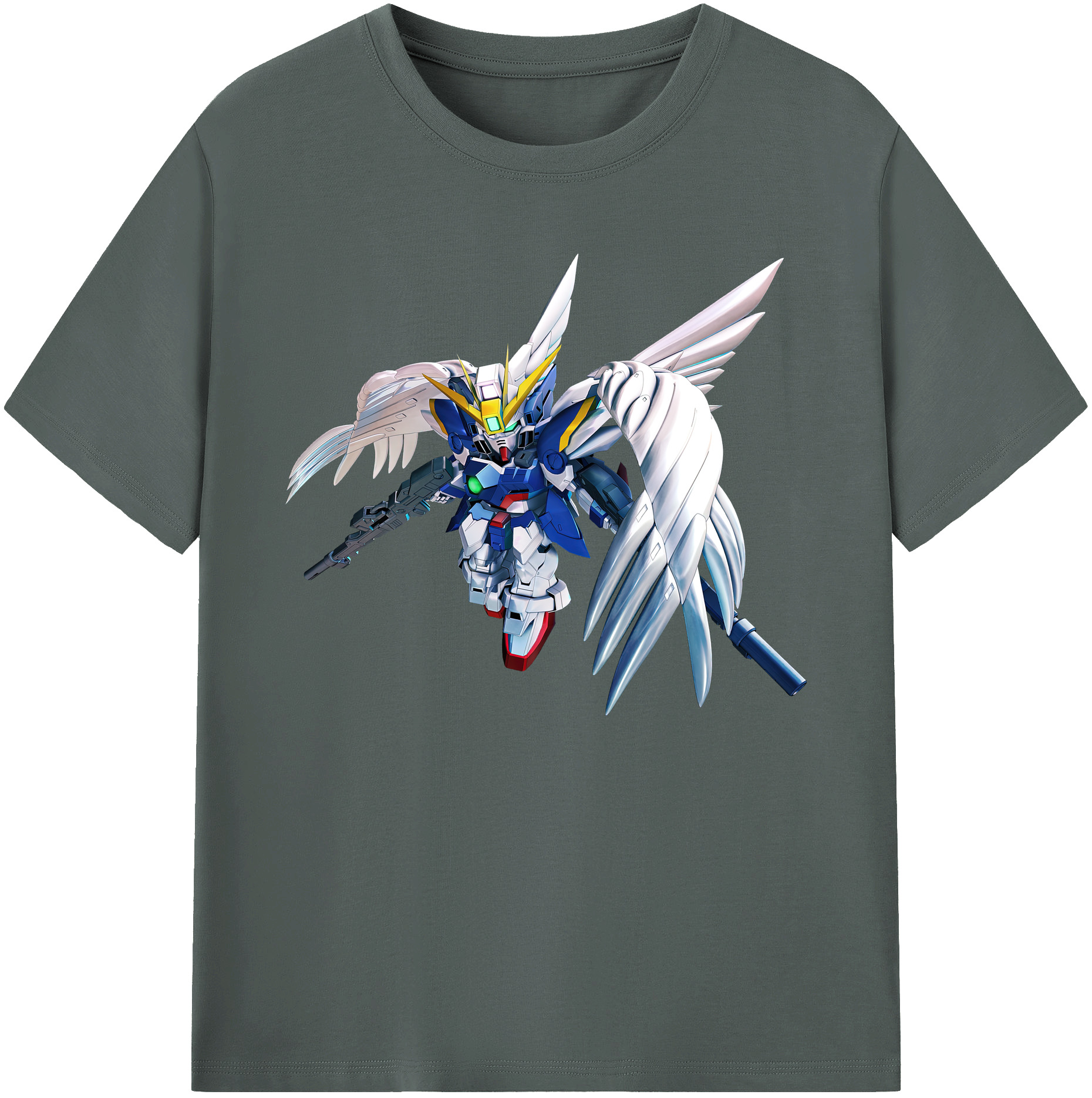 （画像用） 機動戦士ガンダム Mobile Suit Gundam 綿100％ メンズ半袖Tシャツ｜肌触りやわらか＆通気性